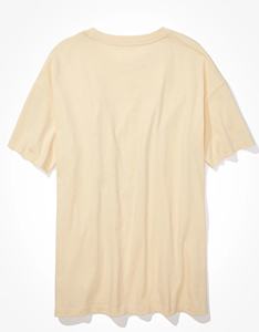 เสื้อยืดผู้หญิงทรงสลิมฟิต ไหล่ตก แต่งรู ผ้าวินเทจ 180gsm ขายส่งแบบ OEM ODM เสื้อผ้าลำลองฤดูร้อน คุณภาพสูง - Product Image 5