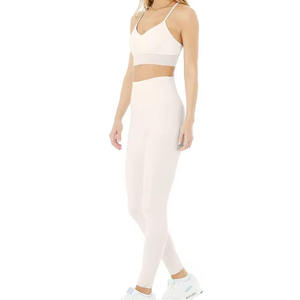 Nouvel ensemble de yoga pour femmes, design personnalisé, séchage rapide, respirant, écologique, taille haute, 2 pièces, vente en gros, best-seller, sans couture - Product Image 2