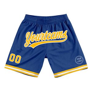 Custom Team Authentic Basketball Shorts Heat-<b>Transfer</b> Printed Spandex/Polyester Breathable Unisex Elastic Waist Sports Shorts - Product Image 2