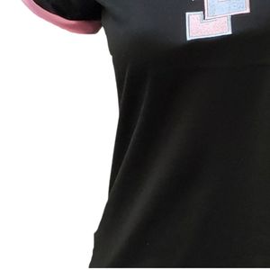 เสื้อยืดสีดำสำหรับผู้หญิง สไตล์ลำลอง สตรีทแวร์ ใส่สบาย แฟชั่นไลฟ์สไตล์ เสื้อผ้าสำหรับใส่ทุกวัน - Product Image 3