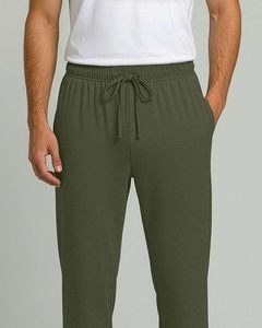 Ensemble de vêtements de détente d'été pour homme, confortable et écologique, en coton tricoté doux, t-shirt à manches longues et short assortis - Product Image 4