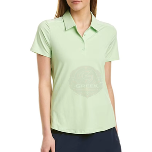 Polos Premium para Mujer, Logotipo Personalizado, Algodón y Poliéster, Transpirables, Ropa Deportiva Casual de Golf, Fabricante y Proveedor OEM ODM - Product Image 1