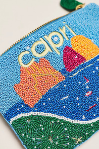 กระเป๋าถือลูกปัดทำมือลายเส้นขอบเมืองนิวยอร์ก ของที่ระลึก กระเป๋าคลัทช์ กระเป๋าเดินทาง ของขวัญ กระเป๋าซิป กระเป๋าถือแบบ unisex ผ้าฝ้ายประดับลูกปัด 25 ชิ้น - Product Image 5