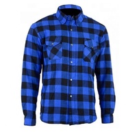 Chemise en flanelle de motard personnalisé OEM vente en gros de vêtements de protection en denim de course de café vêtements de sport approuvés CE pour l'équitation corporelle