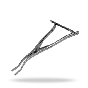 Écarteur de lamelles offset standard, instrument chirurgical neurochirurgical pour la décompression lombaire et postérieure - Product Image 1