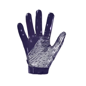 Gants de sport d'extérieur bleus WARPRO INDUSTRY, antidérapants, motif hexagonal, matériau PU, fermeture à boucle, unisexe, utilisables en toutes saisons, personnalisables - Product Image 5