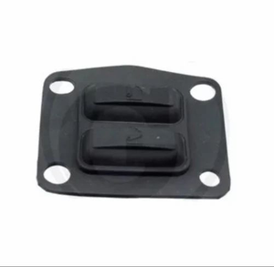 JD Tractor L169912 - <b>Black</b> Rubber Hydraulic Mounting <b>Bracket</b> with Four Holes for Tractor Use Wrapping Lifting Rubber - Product Image 1