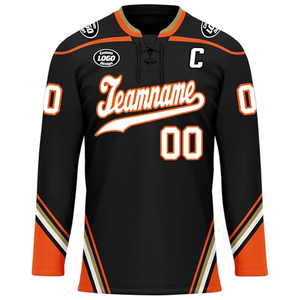 Custom Ice Hockey Jersey Supplier USA OEM Wholesale Personalized Team Uniform Hockey Shirt Sublimation Printed Embroidery Logo - Product Image 4