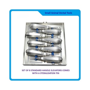 Elevador de mano para dentista de alta calidad con mango estándar, en estuche metálico - Product Image 3