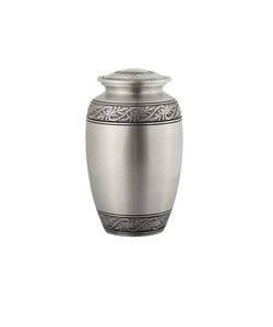 Urnes métalliques intemporelles pour cendres funéraires humaines, conçues pour honorifier les souvenirs précieux avec dignité - Product Image 1