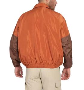 Chaqueta Cortavientos de Nailon Transpirable con Bloques de Color, Tallas Grandes, Último Estilo, Logotipo Personalizado, para Hombre, Venta al Por Mayor - Product Image 2