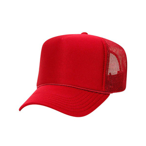Custom Logo Red Trucker Mesh Hat Foam Snapback Cycling Beach Premium Quality Customizable ODM Wholesale Bulk Factory - Product Image 4
