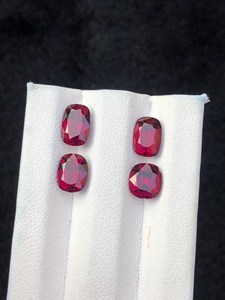 Pierre précieuse grenat naturel 6,65 carats, véritable rouge profond, pierre brute de haute qualité pour la fabrication de bijoux, vente en gros - Product Image 2
