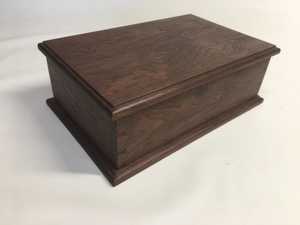 Minimalist Wooden Jewelry Box Rectangular Solid Wood <b>Storage</b> Box For Bedroom Neatening Single Tier Lacquer Finish box - Product Image 4
