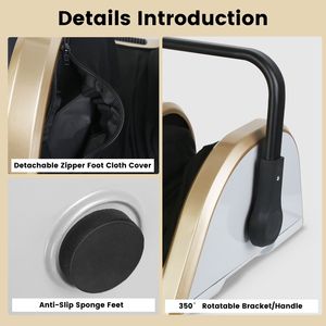 Massaggiatore Elettrico per Piedi Shiatsu con Modalità Automatica/Manuale, Funzione di Riscaldamento Automatico 15 Minuti, Macchina per Massaggio ai Piedi - Product Image 4