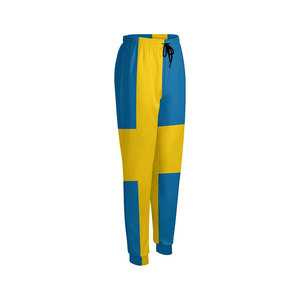 Pantalones Jogger de Punto con Cordón en la Cintura, Corte Regular, Casual, Largos, Transpirables, Mezcla de Algodón y Spandex - Product Image 5
