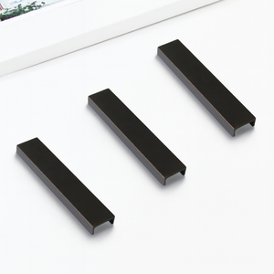 ODM Modern Minimalist Aluminum Alloy Edge <b>Pull</b> Cabinetry Handles for Kitchen Cabinet Cupboard Bathroom <b>Drawer</b> Furniture Hardware - Product Image 5