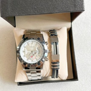 6243 Juego de 3 Relojes de Cuarzo Dorados de Lujo para Hombre, Reloj Deportivo de Moda, Juego de Relojes de Joyería para Hombre - Product Image 4