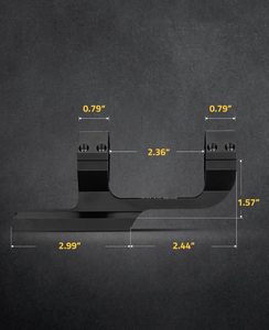 กล้องเล็ง CVLIFE EagleFeather 1-6x24 LPVO พร้อมขาตั้งแบบ Cantilever ขนาด 30 มม. - Product Image 6
