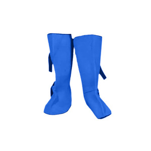 Top Selling Custom Logo Eco-friendly Cowhide Leather Welding Gaiters CE Certified Heat Resistant 500-1000C Work Protection - Product Image 2