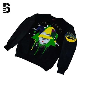 Sudadera de Hombre con Cuello Redondo, 100% Algodón, Gruesa, Personalizable con Logotipo por Transferencia Térmica, Venta al Por Mayor OEM - Product Image 2