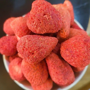 Fresas Liofilizadas Enteras, Snack Saludable para Niños, Lonchera, Fruta Crujiente Pura, Envasado al Vacío, Venta Directa de Fábrica - Product Image 3