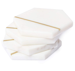 High Quality <b>Marble</b> <b>Coaster</b> Mats Pads Indian Factory Direct Supply Holder Mat Pads Leaf Design <b>Coaster</b> - Product Image 5