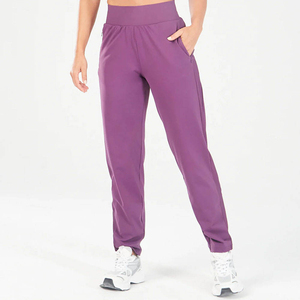 Women's Flare Sweatpants High-Waisted Long-Length Comfortable Cotton Jogging Wear with Custom Logo for Winter Sports - Product Image 1