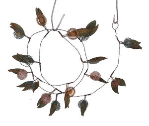 Guirnalda de Láminas de Hierro Rústicas Multicolores, Artículos Modernos para Fiestas al Aire Libre, Ecológicos, Tamaño Personalizado, Decoración Festiva Galvanizada con Flores - Product Image 4