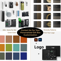 CARDSILK Pabrik OEM Menyediakan Set Hadiah Bisnis Kantor Perusahaan Logo Kustom Barang Promosi Mewah Souvenir Bisnis Kantor