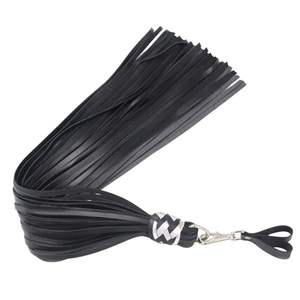 Handmade <b>Leather</b> <b>Flogger</b> with Slim Falls for Stingy Sensation Play - Product Image 1