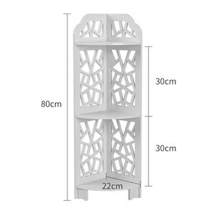 Spedizione Gratuita: Mensola Angolare per Doccia a 3 Ripiani, Impermeabile, in Acciaio Inox, Finitura in Alluminio, Forma Triangolare per Organizzazione Bagno YJ - Product Image 6