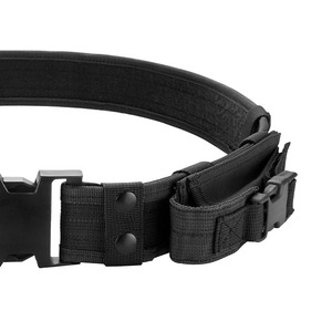 Ceinture tactique Molle découpée au laser en gros, rembourrée, pour fixation d'équipement modulaire - Product Image 3