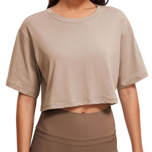 Camisetas Cortas de Verano para Mujer, de Algodón, Transpirables, Ecológicas, de Calidad Profesional, Personalizadas - Product Image 3