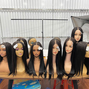 Precio de Venta caliente Extensiones de cabello de peluca humana vietnamita recto de hueso de color negro Sin enredos Sin desprendimiento Super sedoso suave - Product Image 5