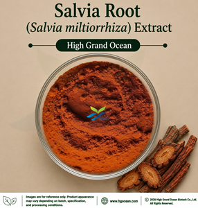 HGO Factory Direct Supply of Pure Natural Salvia (Salvia miltiorrhiza) Extract (Health food Grade) 4:1 5:1 10:1 20:1 100:1 200:1 - Product Image 1