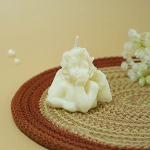 Cute Angel Figurine Candle With Elegant Decorative Design For Girls <b>Birthday</b> Gifts Wedding <b>Favors</b> And Fairy Tale Parties - Product Image 2