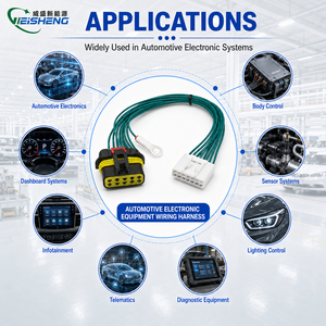 Harnais de câblage personnalisé 5P étanche en nylon/PBT isolé IP67 pour applications électroniques DJ7026-2-11/21 DJ7061-1.5-11/21 OEM ODM - Product Image 2