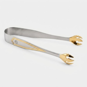 Pince à glace vintage en acier inoxydable martelé, motif griffe d'aigle, antidérapante, pour la maison, le bar et l'hôtel, multi-usages, pour le sucre - Product Image 4