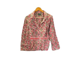 Pijamas térmico con estampado floral acogedor para mujer al por mayor y fabricación de algodón orgánico de gran venta - Product Image 1