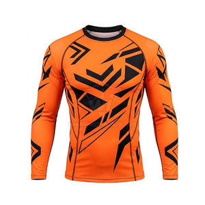Training <b>Compression</b> Rash Guard for Men Long Sleeve Quick Dry Athletic <b>Shirt</b> for Fitness Swimming Running and Surfing - Product Image 2