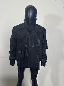 <b>men</b> techwear <b>jacket</b> with durable stitching and strong zipper closure for long term use <b>mens</b> techwear <b>jacket</b> with minimal design - Product Image 2