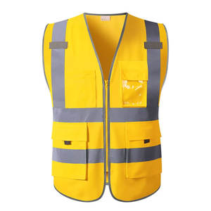 Gilet de sécurité haute visibilité pour hommes - Gilet de travail matelassé réfléchissant - Gilet de sécurité avec logo personnalisé pour hommes - Product Image 3