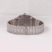 Montre Hip Hop de Luxe Entièrement Sertie de Diamants – Montre Tendance Entièrement Bling Bling