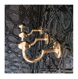 Handcrafted Brass Hook Holder for Your Home Wall Decor & Coat Cap <b>Clothes</b> <b>Storage</b> Solution Brass Hook Holder At Low Price - Product Image 6