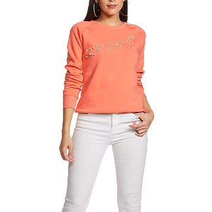 Sudadera de Forro Polar para Mujer, 100% de Alta Calidad, Estilo Urbano para Invierno, Cuello Redondo, con Opciones de Diseño y Logotipo Personalizados - Product Image 4