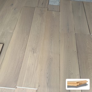 Parquet en chêne européen contrecollé 12 mm, système de pose clipsable T&G, normes CARB P2 et JAS - Product Image 1