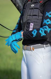 Cuero de primera calidad elegante profesional a prueba de viento puente ecuestre guantes de equitación para invierno ligero al aire libre ecológico - Product Image 4