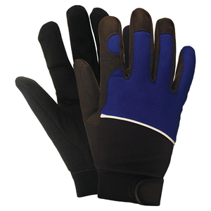 Guantes de Trabajo Antideslizantes de PU con Puntas Texturizadas, Muñequera Elástica, Uso General, 4 Mil, 10 Pulgadas, Sin Silicona, Sin Polvo - Product Image 1