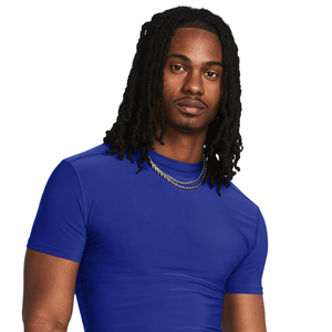 Camiseta de Compresión Aerodinámica para Hombre, Cuello Redondo, Manga Corta Raglán, Secado Rápido, Poliéster, Ajustada al Cuerpo, Capa Base para Entrenamiento, Personalizable al por Mayor - Product Image 3